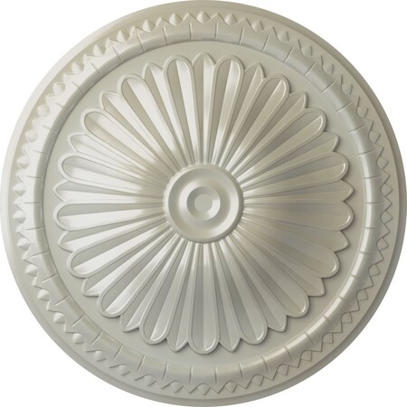 Ekena Millwork Alexa Ceiling Medallion (Fits Canopies up to 3"), Hand-Painted Flash Blue, 15"OD x 1 3/4"P CM14AXFBS